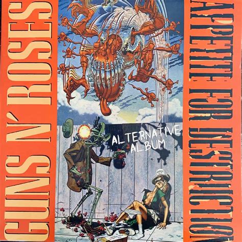 Guns N Roses ‎ Appetite For Destruction Alternative Album Vinyl