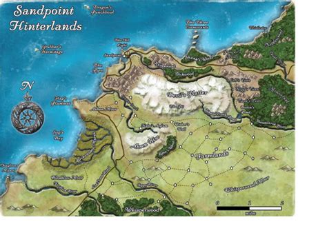 Rise Of The Runelords Sandpoint Map Long Dark Ravine
