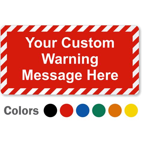 Also a module included with electrical calc and electrical calc usa. Create Own Safety Warning Label with Striped Border, SKU: LB-3462