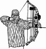 Bow Hunting Drawing Crossbow Template Coloring Getdrawings Templates sketch template