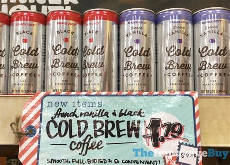 I was intrigued by the idea of cold brew that was freeze dried into crystals designed to be rehydrated. Trader Joe's Black and French Vanilla Cold Brew Coffee ...
