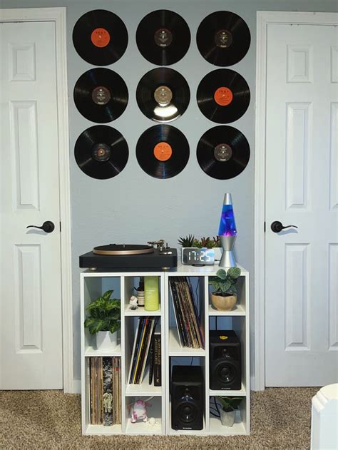 Record Player Wall Decor And Record Player Shelf Decor Record Wall