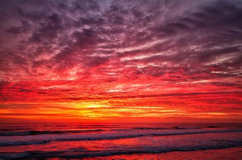 Red Sky In The Morning Photograph By Steven Wilson Pixels