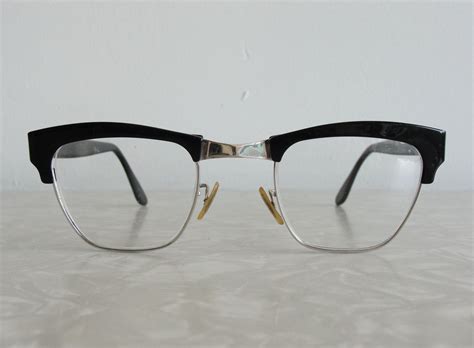 Vintage Classic Black Rim Glasses By Veravague On Etsy 85 00 Black Rimmed Glasses Vintage