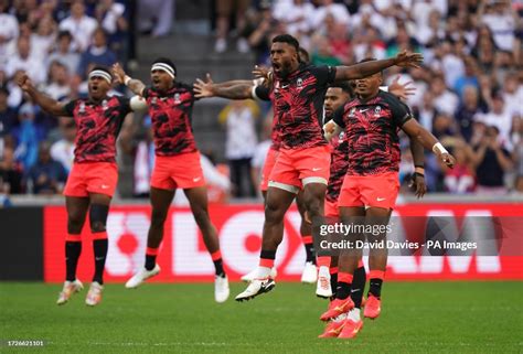 Fiji Perform The Cibi Prior To The Rugby World Cup 2023 Quarter Final News Photo Getty Images