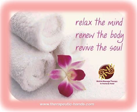 Relax Your Mind And Body By Getting A Massage In The Comfort Of Your Own Place Massage