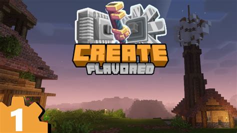 Minecraft Create Modpack Create Ive Beginnings Ep 1 Youtube