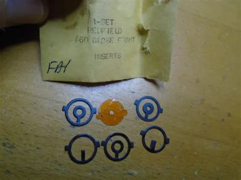 Redfield Globe Front Sight Inserts For A Target Rifle Picclick