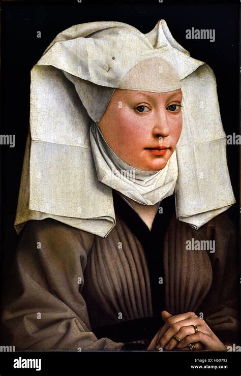 Portrait Of A Woman With A Wing Hood 1440 Rogier Van Der Weyden 1399