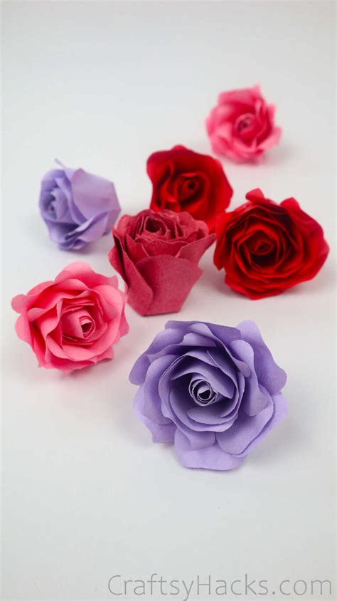 How To Make Paper Roses Step By Step Craftsy Hacks