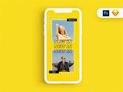 Instagram Stories Template Psd Templates Photoshop Graphic