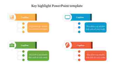 Engaging Key Highlights Powerpoint Presentation Template