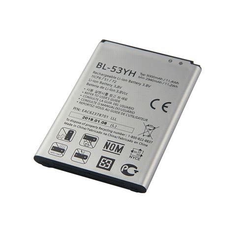 Oem Lg Bl 53yh Replacement Battery For G3 D850 D851 D852 D855 Ls990