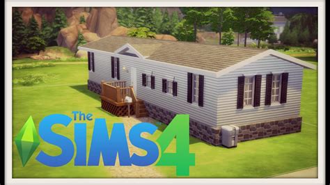 The Sims 4 Speed Build Trailer Home Youtube