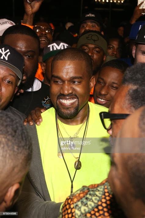 Kanye West Attends The Nas Nasir Album Listening Session On June