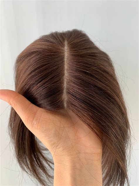 12 Human Hair Topper For Thinning Hair Silk Basedhair Etsy
