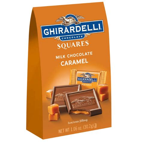 Ghirardelli Chocolate Milk And Caramel Squares 106 Oz