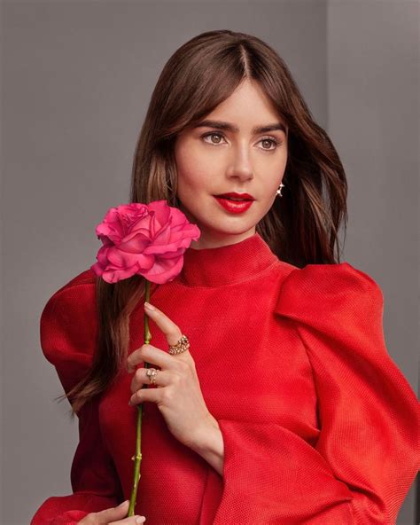 Lily Collins Lancôme January 2023 Celebmafia