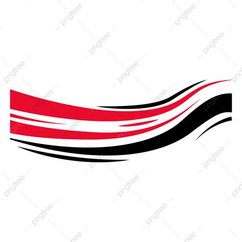 Swoosh Black Clipart Transparent Png Hd Red And Black Wave Swoosh