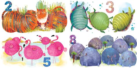 Brianne Burnell Illustration The Big Fat Counting Book