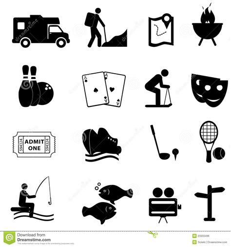 16,832 likes · 15 talking about this. Leisure And Fun Icons Royalty Free Stock Image - Image ...