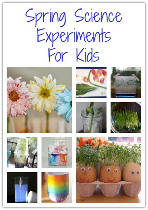 Spring Science Experiments For Kids Discover Explore Learn Spring