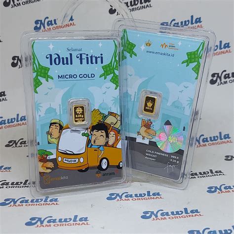 Jual Micro Gold Idul Fitri Logam Mulia K Antam Hartadinata Emaskita