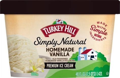 Turkey Hill Simply Natural Homemade Vanilla Ice Cream Tub Oz
