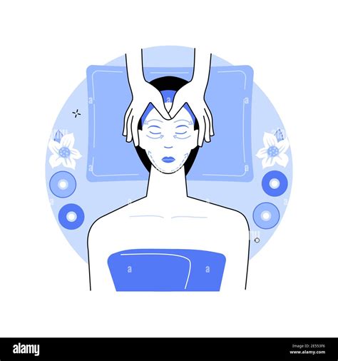 Facial Massage Abstract Concept Vector Illustration Stock Vector Image And Art Alamy
