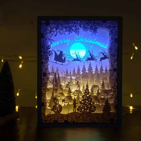 Papercut Light Boxes - Christmas – VibesGenius