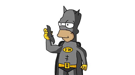Homer Simpson Batman By Fishyproductionsyt On Deviantart