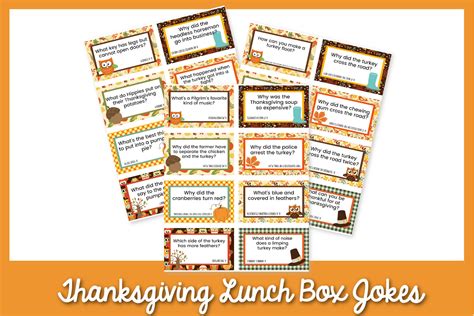 Hilarious Thanksgiving Lunch Box Jokes Confessions Of Parenting Fun
