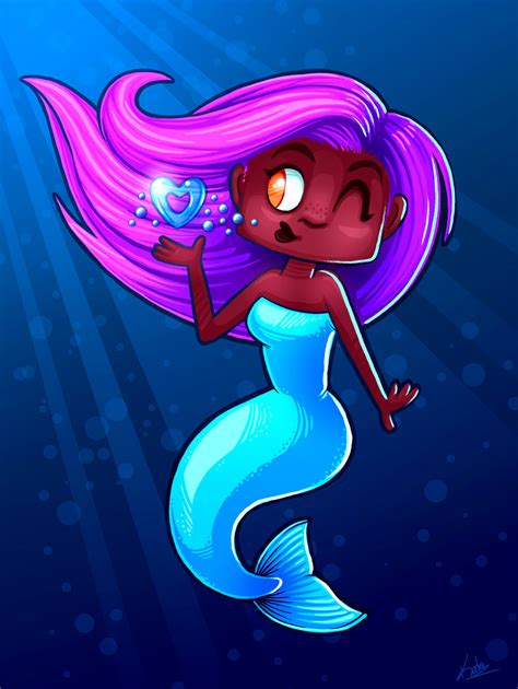 Mermaid Purple By Kata On Deviantart