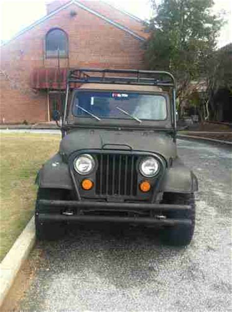 Buy Used 1983 Jeep Cj7 42l Seats 6 Full Roof Rack In Auburn Alabama