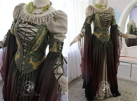 Celtic Sorceress Gown By Firefly Path On