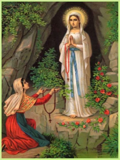 Virgen De Lourdes Historia Oracionessantuario Milagros Y Mas