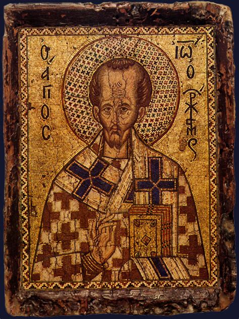 Mosaic Ikon Of St John Chrysostom