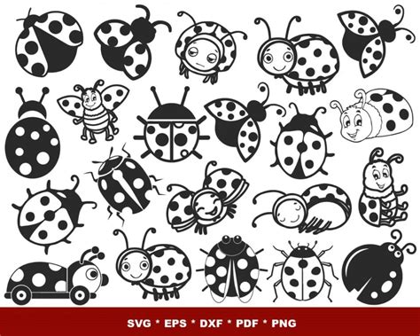 Miraculous Ladybug Clipart Bundle Png And Svg Files For Cricut