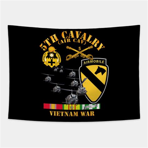 5th Cavalry Air Cav 1st Cav Division W Svc Division Tapestry