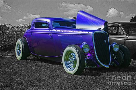 Purple Hot Rod Photograph By Randy Harris Fine Art America