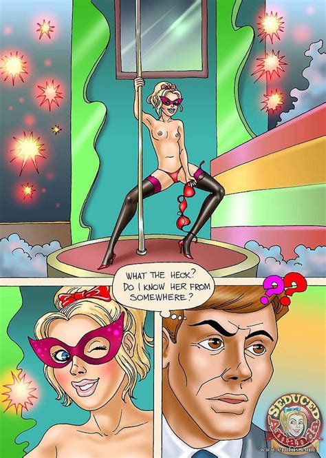 Page 7 Seduced Amanda Comics Surprise For Dad In A Strip Bar Erofus