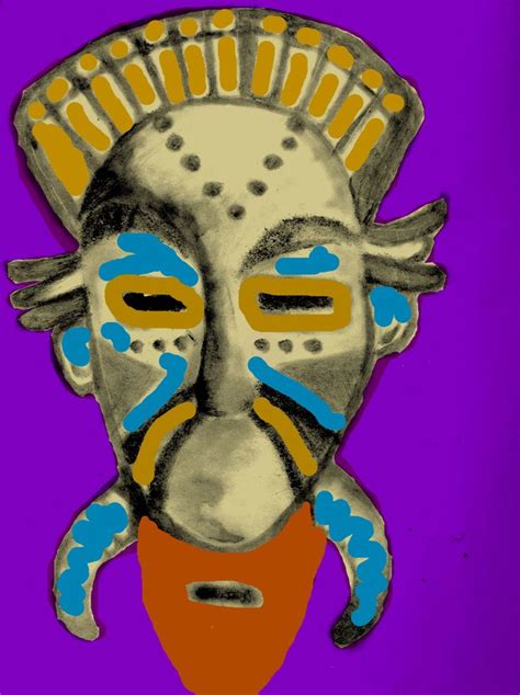 Clipping masks in photoshop let you use the content of a layer as a mask to reveal a portion of a layer or layers above it. African mask. Initially hand-drawn and Photoshop later ...