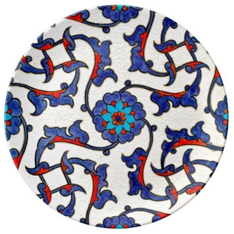 Turkish Moroccan Persian Asian Iznik Mosaic Tiles Porcelain Plates