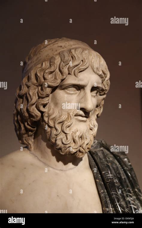 Busto De Plutón En Griego Hades Dios Del Inframundo Copia Romana