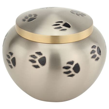 Some pet death care providers will do what they call a segregated cremation. Odyssey-Round-Paw-Print-Cremation-Urn-in-Pewter-Large.html