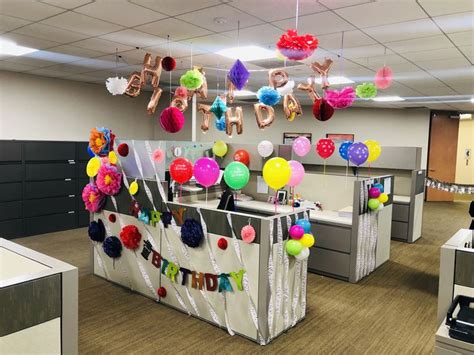 Cubicle Birthday Decoration Office Birthday Decorations Cubicle