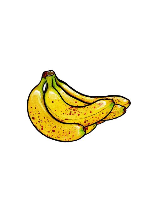 Banana Sketch Drawing At Explore Collection Of