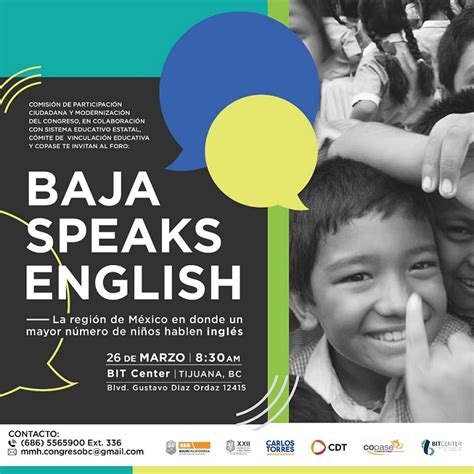 Baja Speaks English Will Be Held Beyond Borders Gazette