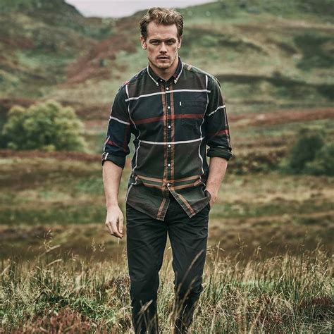 Outlander Star Sam Heughans Fall Photoshoot For Barbour Sam Heughan