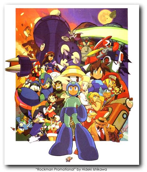 The Most Stunning Megaman Artwork Pt 1 Retrogaming With Racketboy